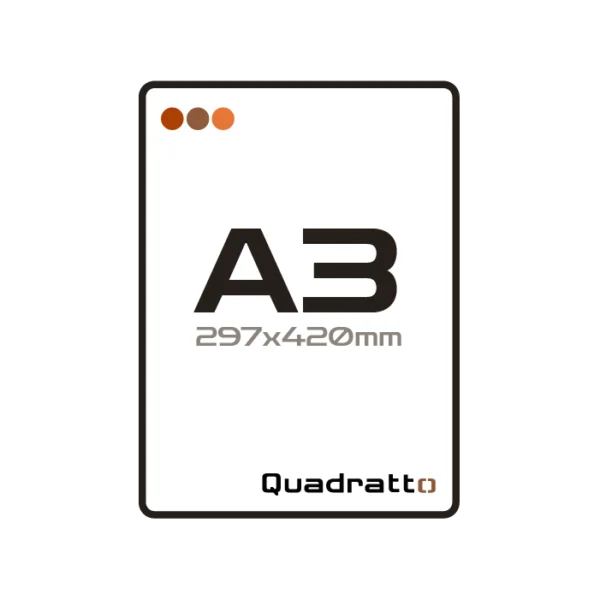 Impressão de plotagem colorida A3 de um projeto arquitetônico detalhado